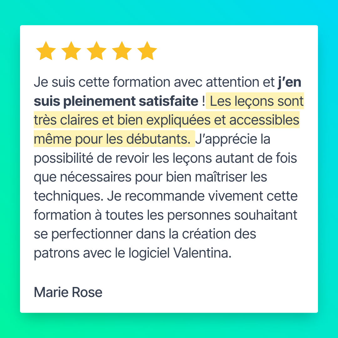 avis formation logiciel valentina