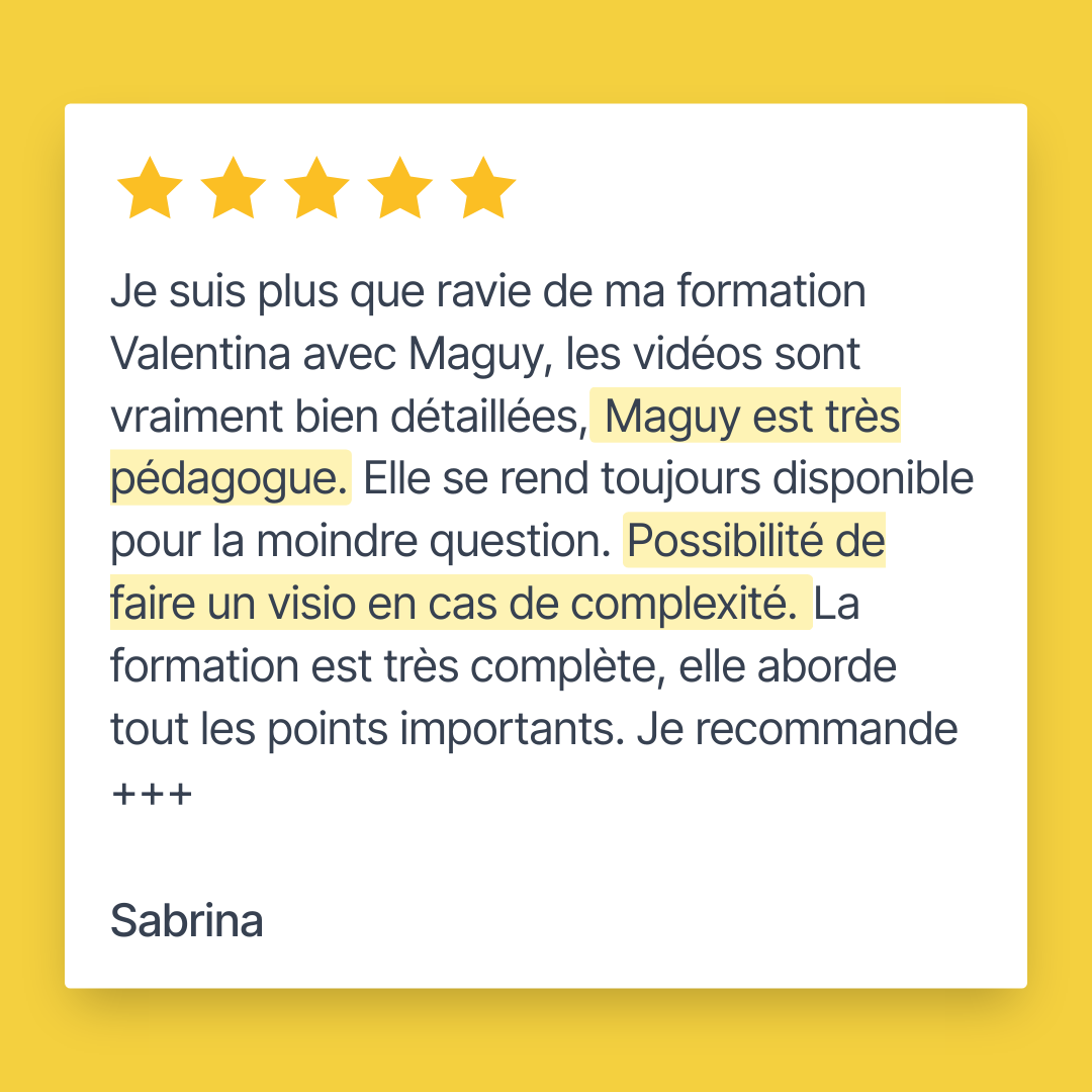 avis formation logiciel valentina